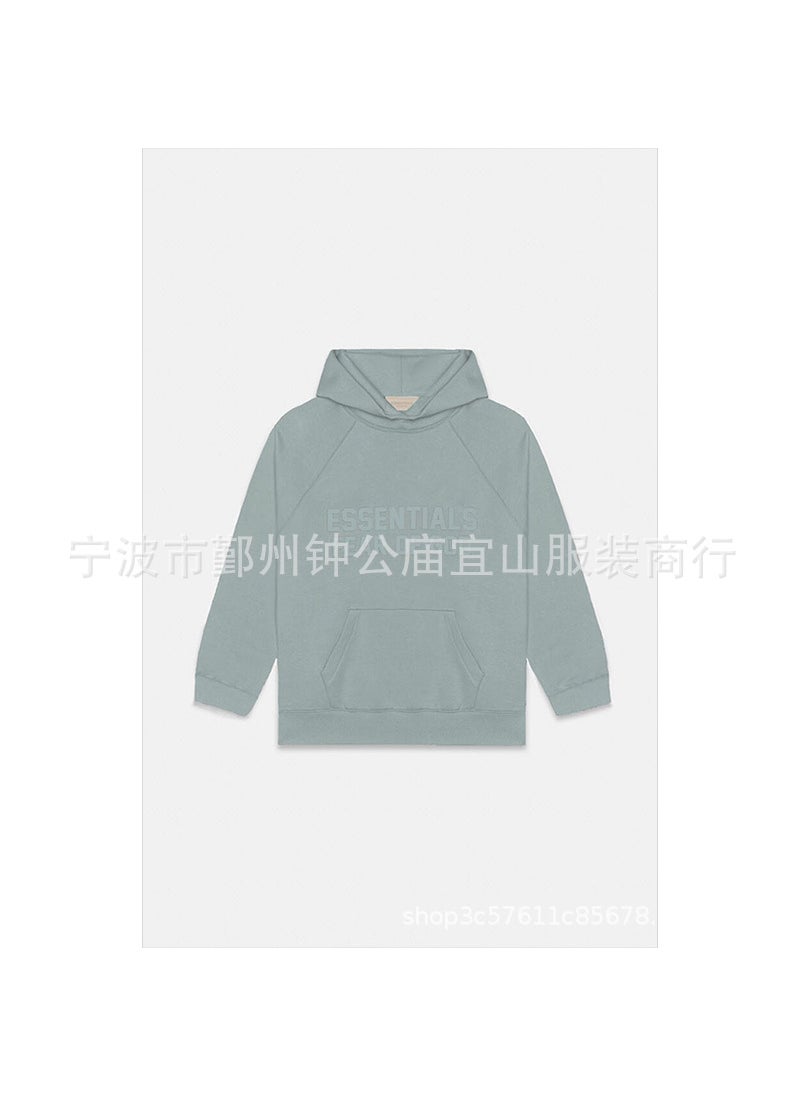 2023 SS Hoodie Silicone FOG Print Essentials Fog Blue