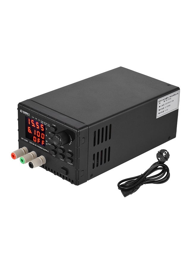 DH-3206 32V 6A DC Voltage-stabilized Source, Mini Regulated Power Supply, 4-Digit Digital Stabilized Voltage Supply, with Memory and Timing Function, OVP OCP Safety Protection