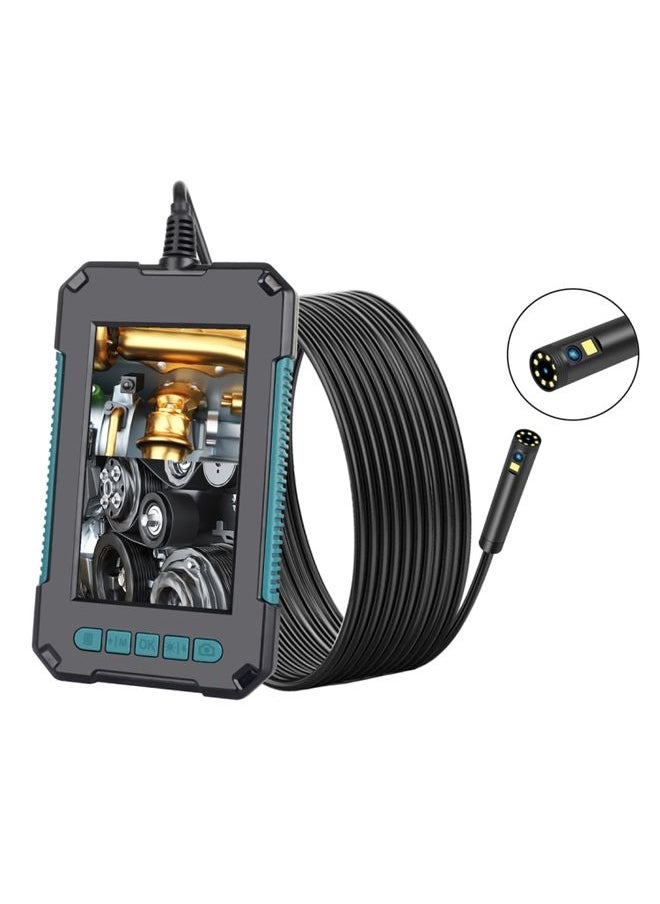 P40 8mm 1080P IP68 Waterproof 4.3 inch Highlight Screen Dual Camera Digital Endoscope, Length:10m Hard Cable