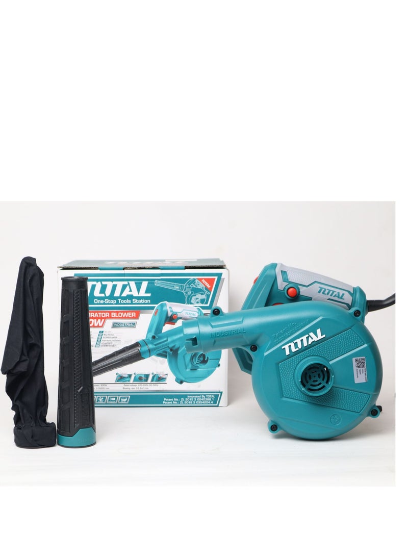 Total Aspirator Electric Leaf Blower 600W - High-Power Variable Speed Blower for Efficient Dust Collection and Cleaning - TB2066 Ideal for Gardens, Cleaning & DIY Projects