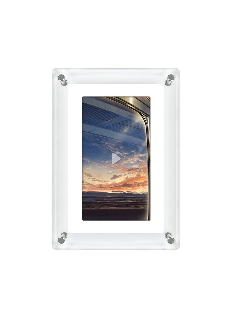 New 7-Inch Acrylic Digital Frame with Auto-Play British regulations