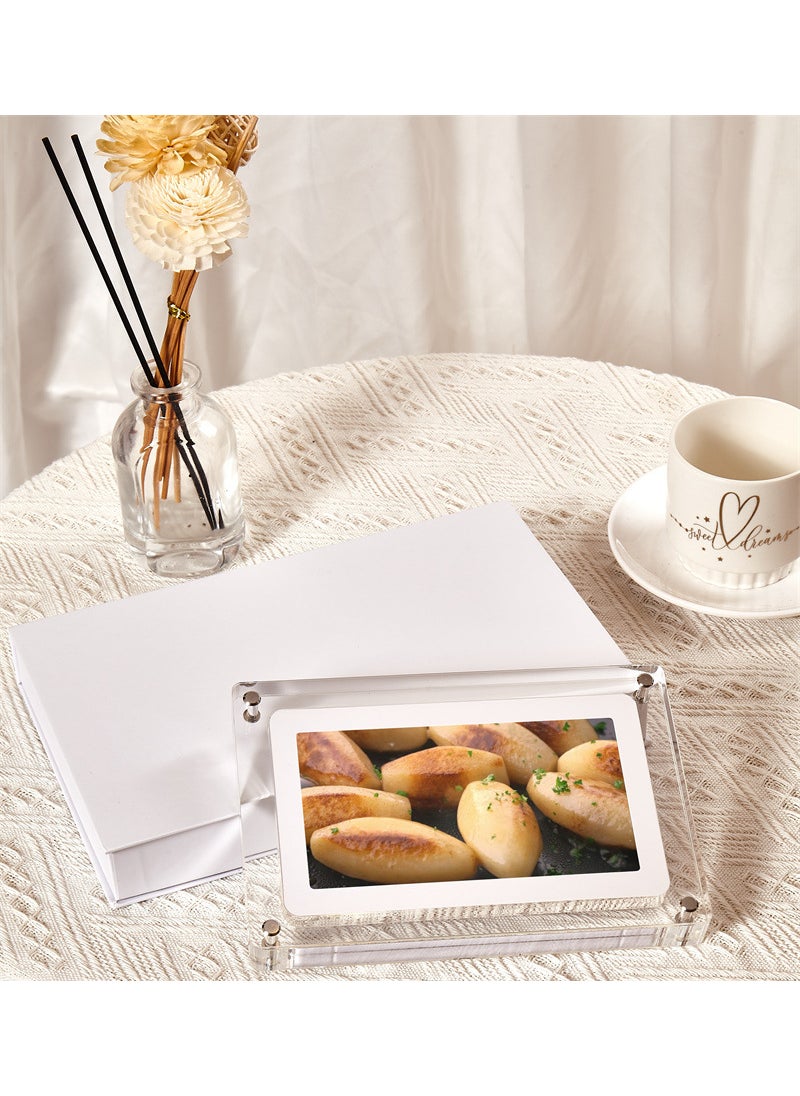 5-Inch Clear Acrylic Digital Photo Frame Video Player 7inch ips please note the charger when placing an order. us standard, european standard, british standard, australian regulations