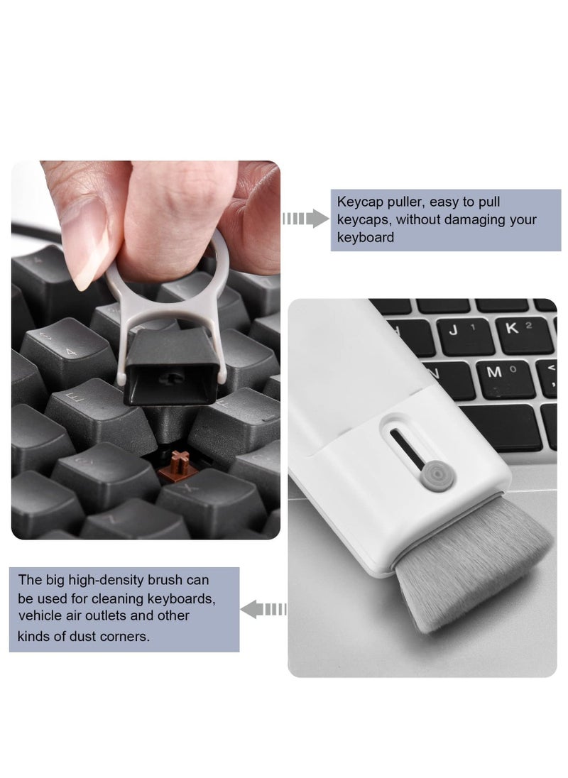 Cleaner Kit 6 in 1 for Airpod Multifunctional Keyboard Cleaner Earbud Cleaning Kit Tool with Cleaning Pen for iPhone Laptop Tablet PC Screen Keyboard Bluetooth Earphones