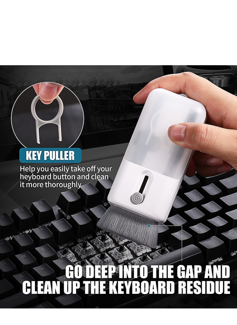 Cleaner Kit 6 in 1 for Airpod Multifunctional Keyboard Cleaner Earbud Cleaning Kit Tool with Cleaning Pen for iPhone Laptop Tablet PC Screen Keyboard Bluetooth Earphones