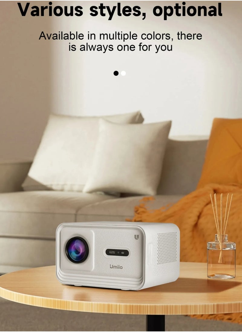 Smart Home Theater U8 Pro 4K Projector 5G WIFI and Bluetooth Electric Focus Projector for Movies and Game