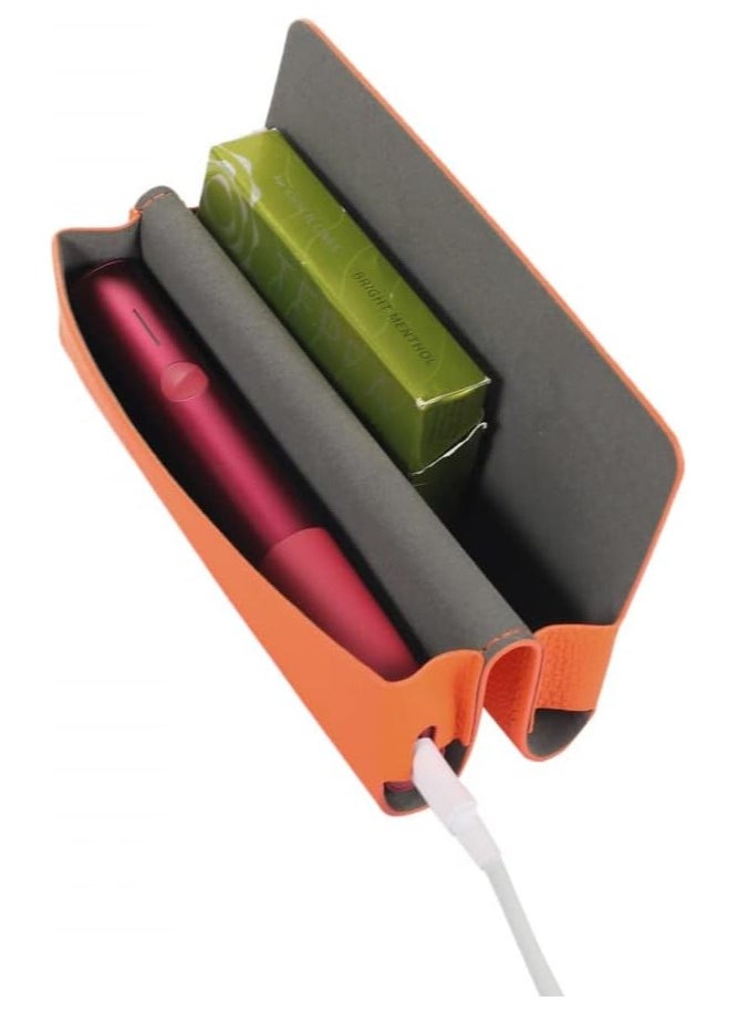 Pouch Bag Flip Case for IQOS ILUMA one Full Protective Carrying Case Storage Bag PU Leather Cases