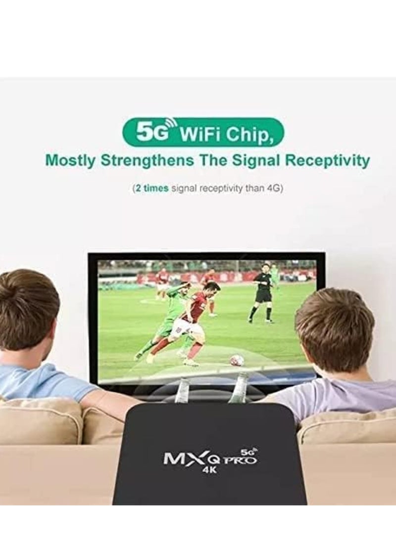 MXQ PRO 5G 4K Mini PC Box – Stream Movies, TV Shows, and Games in Ultra High Definition