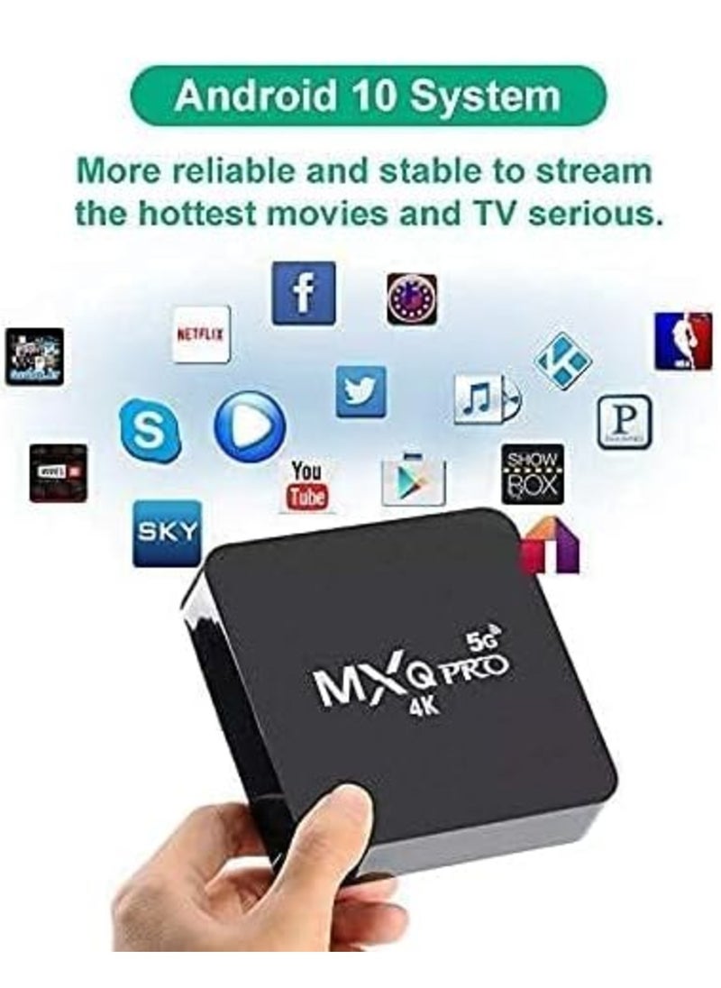 MXQ PRO 5G 4K Mini PC Box – Stream Movies, TV Shows, and Games in Ultra High Definition