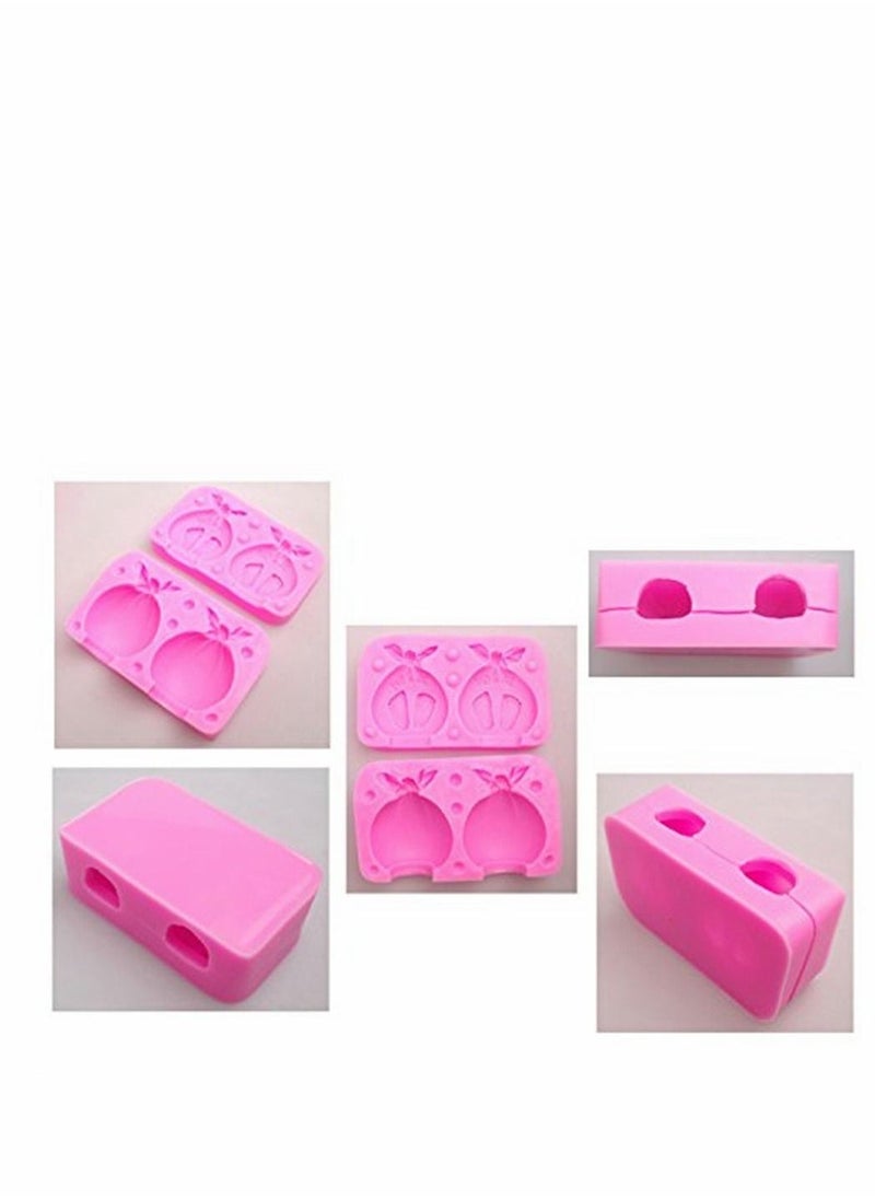 Baby Shower Silicone Candle Mold, 3D Foot Soap Mold Fondant DIY Cake Decorating Candy Chocolate Mould (Boy & Girl)