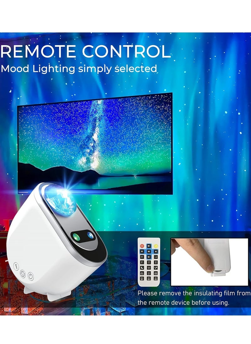 Galaxy Aurora Projector – 3-in-1 LED Northern Lights Star Projector with Bluetooth Speaker and White Noise
