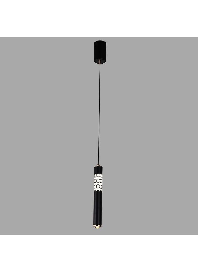 Danube Home Rocco Pendant Metal+Acrylic L60 Xw42 Xh23 Led Black Bh1039 | Contemporary Pendant Lamps | Hanging Lanterns | Modern Design Indoor Lighting For Bedroom Dining Living Room