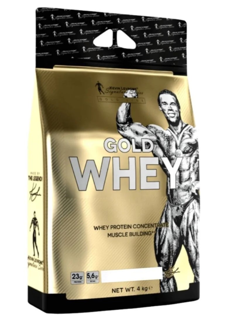 Gold Whey Protein Concentrate Muscle Building, Chocolate Flavor 4kg