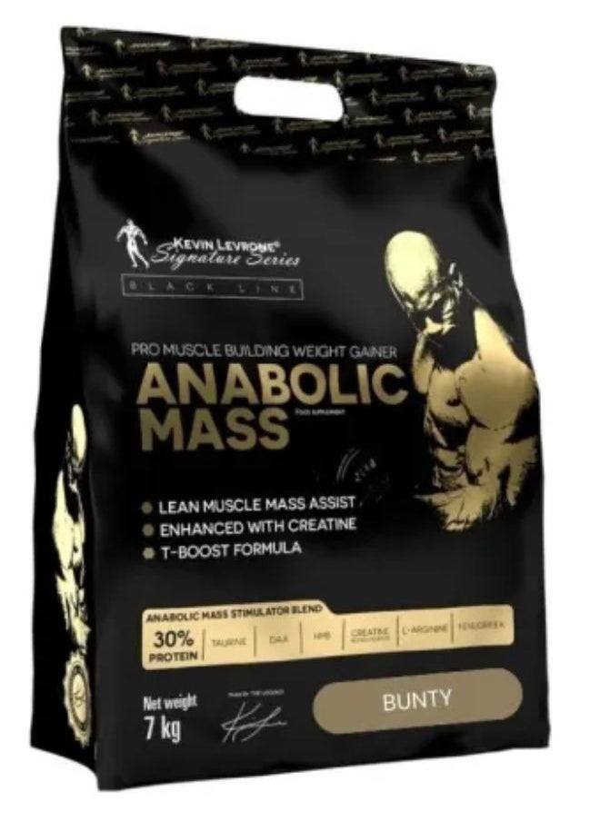 Anabolic Mass, Pro Muscle Building Weight Gainer, Bunty Flavour, 7kg