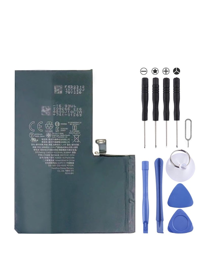 For iPhone 14 Pro Max A2830 4323mAh Battery Replacement With tool kit