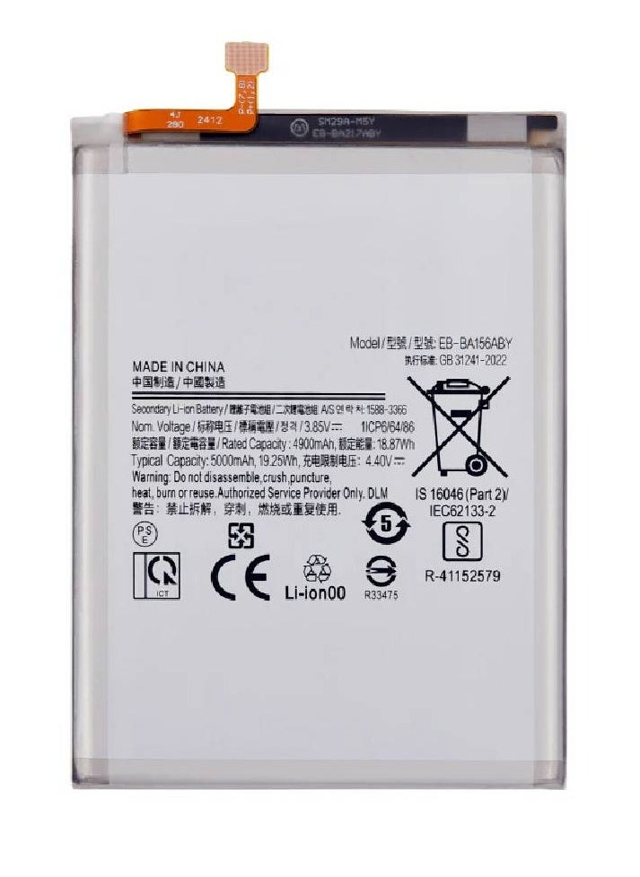 Replacement Internal Premium Battery Compatible For Samsung Galaxy A15 5G