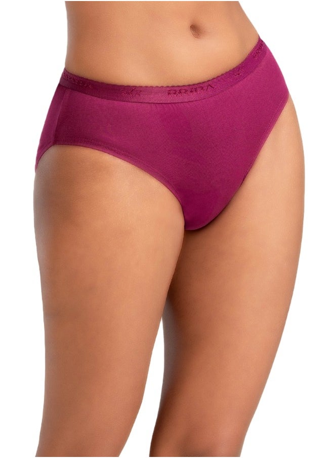 Brida Ladies Cotton Rich Full Coverage Non-Padded Bra & Solid Panties Combo - Seamless Wireless T-Shirt Bra with Double Layer Side Support Shaper - Celebra Mould & Bella