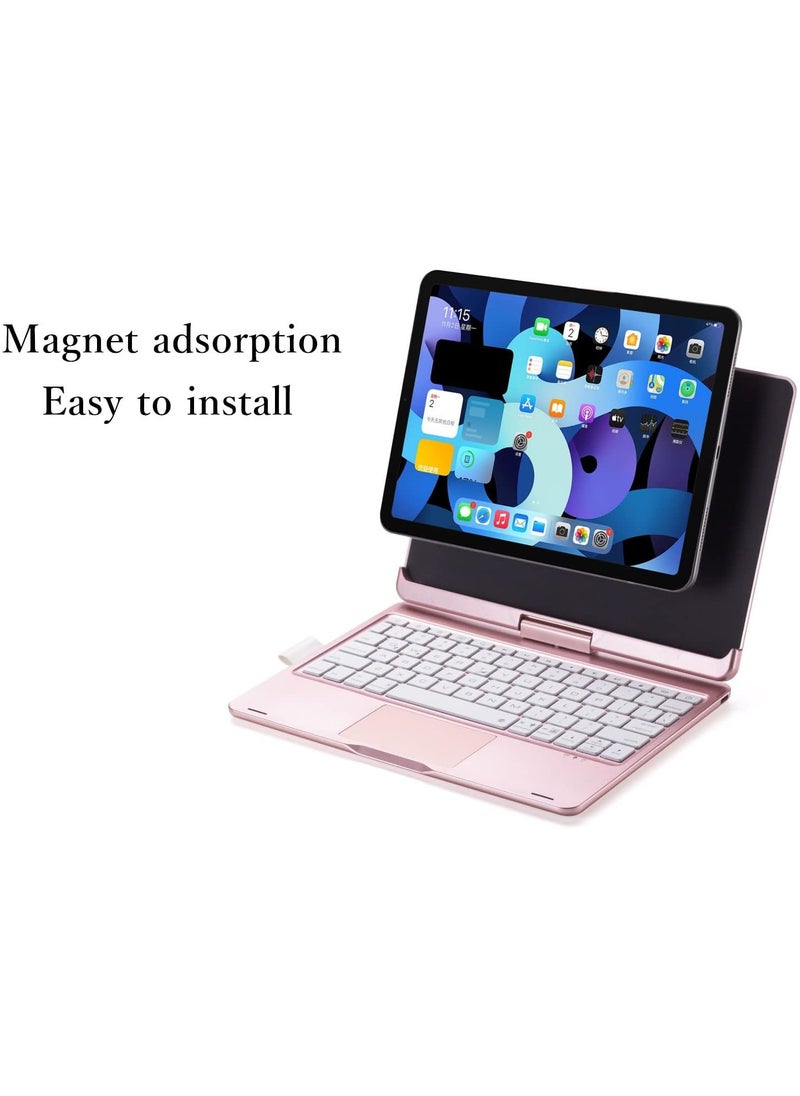 Magic Keyboard for iPad Air 5th 4th Generation iPad Pro 11 360 Rotatable Magic Keyboard Case with Touchpad, Backlits Bluetooth Magic Keyboard Flip Smart Cover for iPad 10.9 inch/Pro 11 inch (Black)