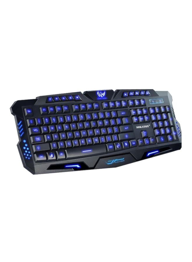 3 Colours Illuminated USB Gaming Keyboard