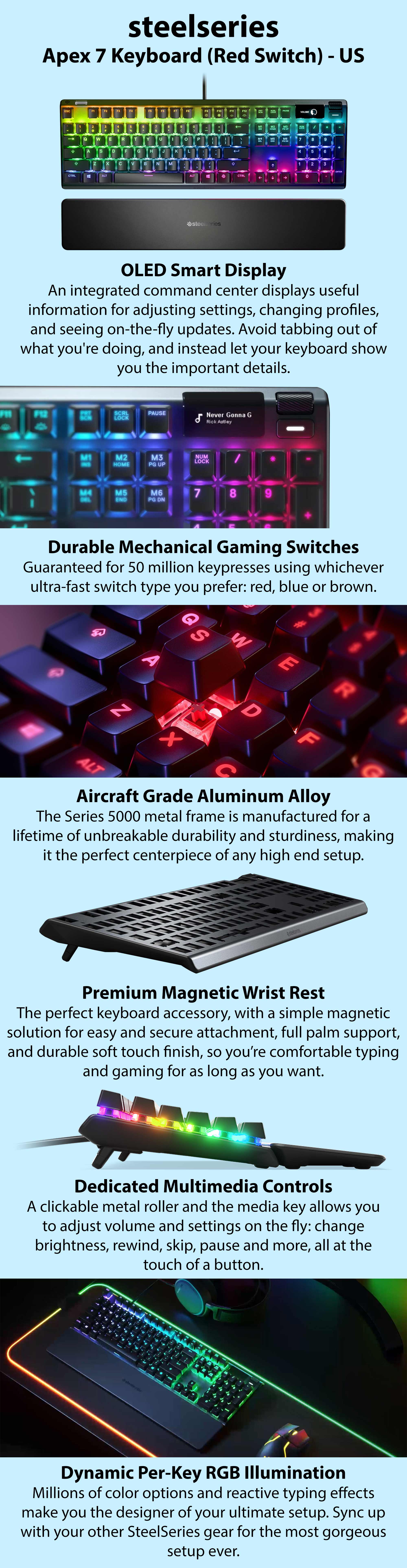 Apex 7 Keyboard (Red Switch) - US