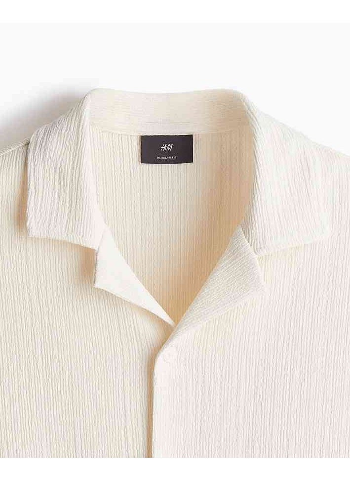 HM Autumn New Casual Loose Short Sleeved Shirt