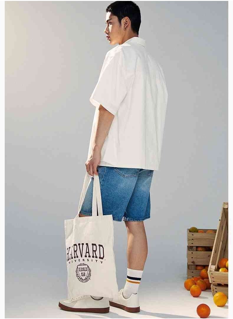 HM Autumn New Casual Loose Short Sleeved Shirt