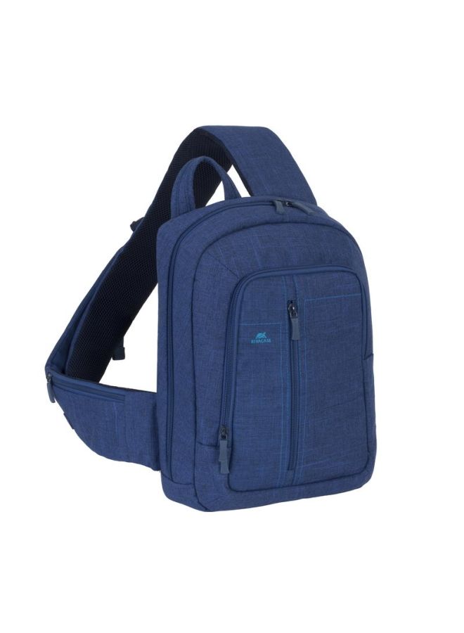 Laptop Canvas Sling Backpack Blue