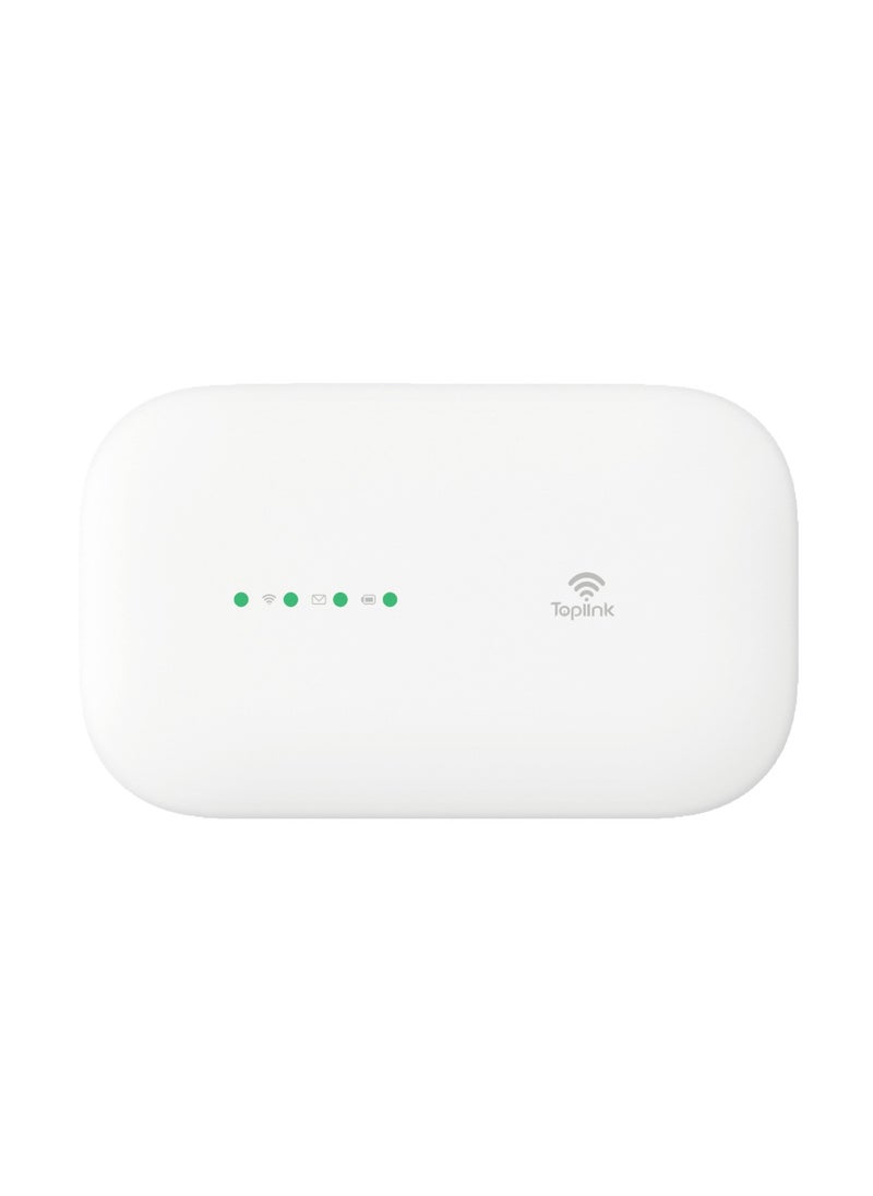 HW66C 4G Pocket Mobilie Wi-Fi Router With 3000mAh Battery ，LTE 150Mbps,Plug And Play, Connects Up 12 Users，Compatible With All SIM Cards