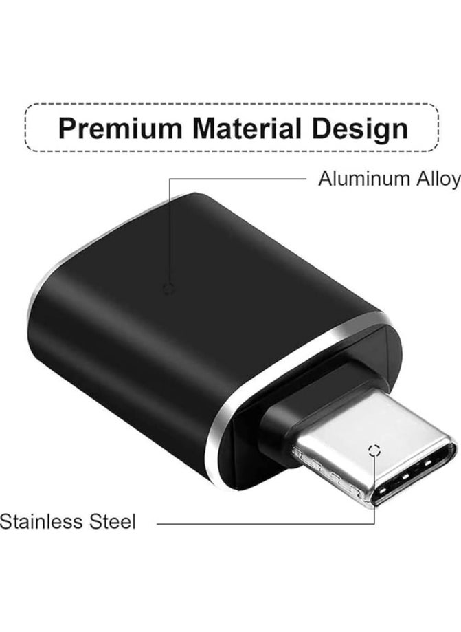 USB C to USB 3.0 Adapter, USB C Male to USB A Female OTG Adapter Compatible with MacBook, Samsung Galaxy Note 8, Galaxy S8+, S9, Google Pixel etc. - USB C to USB 3.0 (F)