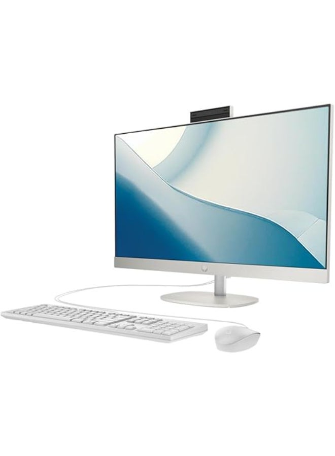 All-in-One Desktop 2023 PC 23.8-Inch Display, Core i7-1355U Processor/64GB RAM/1TB SSD/Intel Iris XE Graphics/Windows 11 Pro English Shell White