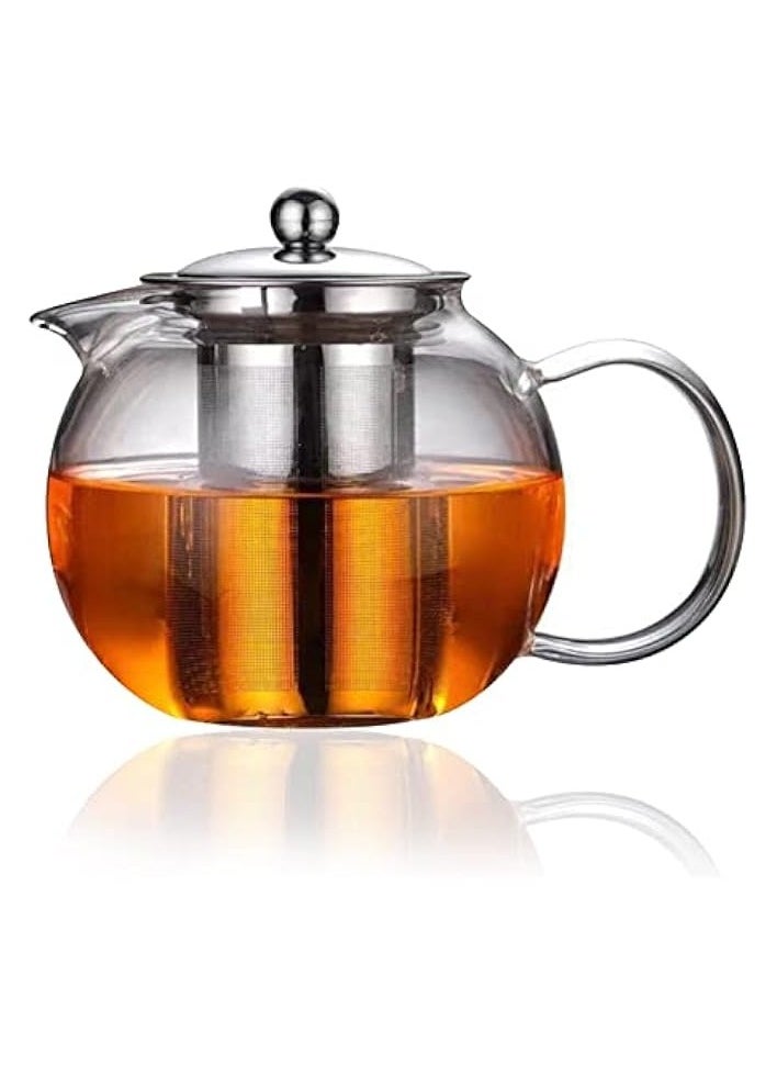 650ML Heat Resistant Glass Tea Pot