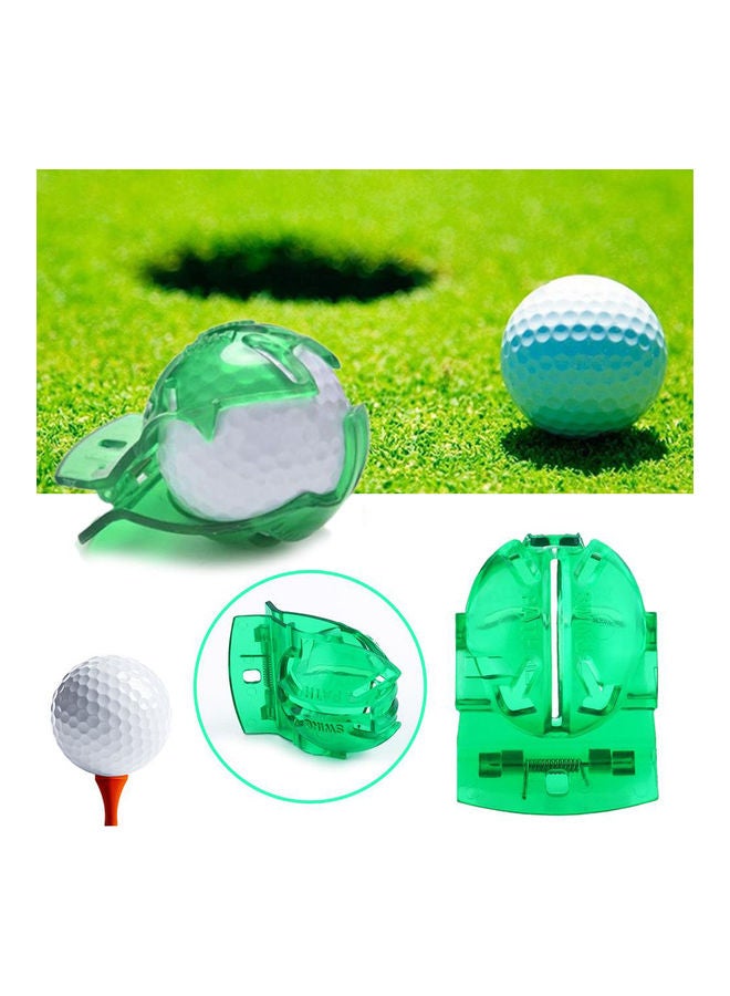 1 Pieces Green Transparent Golf Ball Liner Putting Aids 6x6x6cm