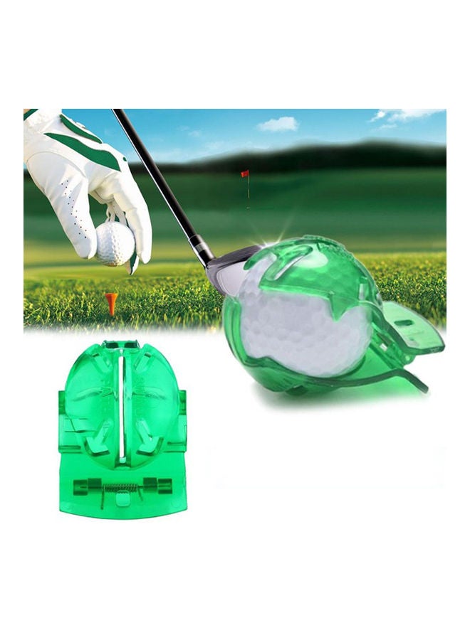 1 Pieces Green Transparent Golf Ball Liner Putting Aids 6x6x6cm