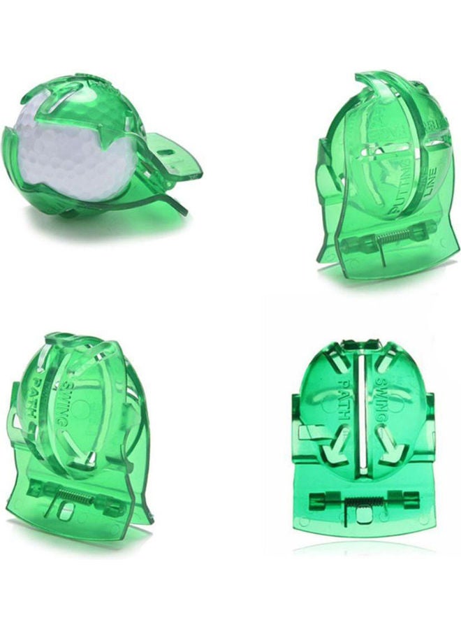 1 Pieces Green Transparent Golf Ball Liner Putting Aids 6x6x6cm