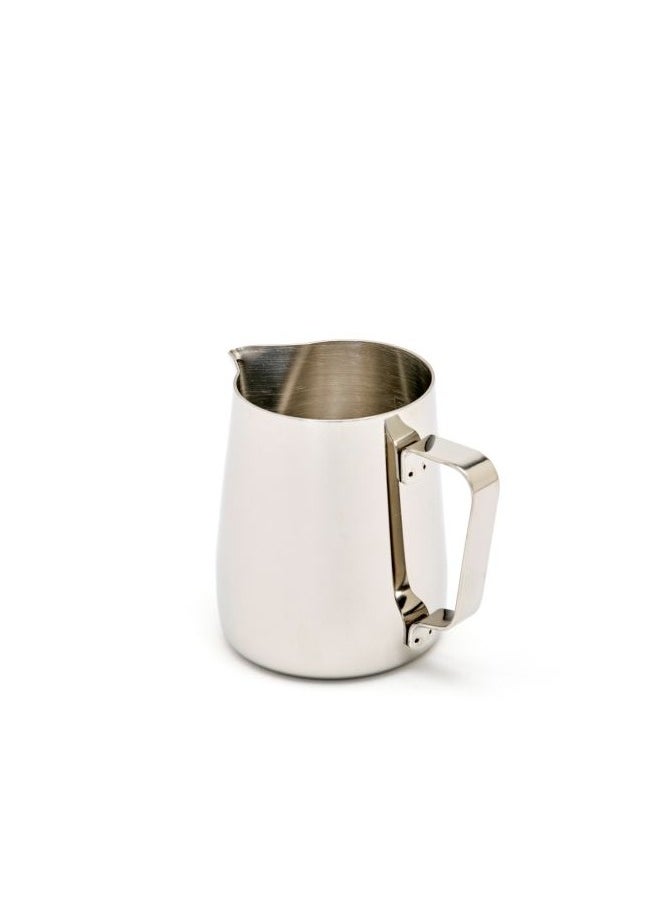 Professional Milk Pitcher, Latte Art Spout, Measurements Etched, Stainless Steel Body, 12oz (360ml) - Steel