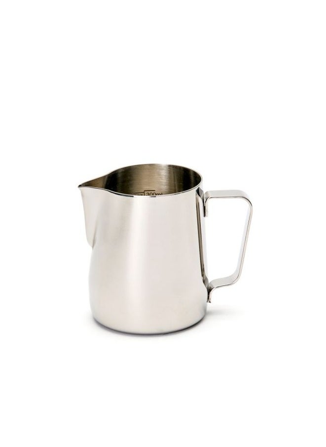 Professional Milk Pitcher, Latte Art Spout, Measurements Etched, Stainless Steel Body, 12oz (360ml) - Steel