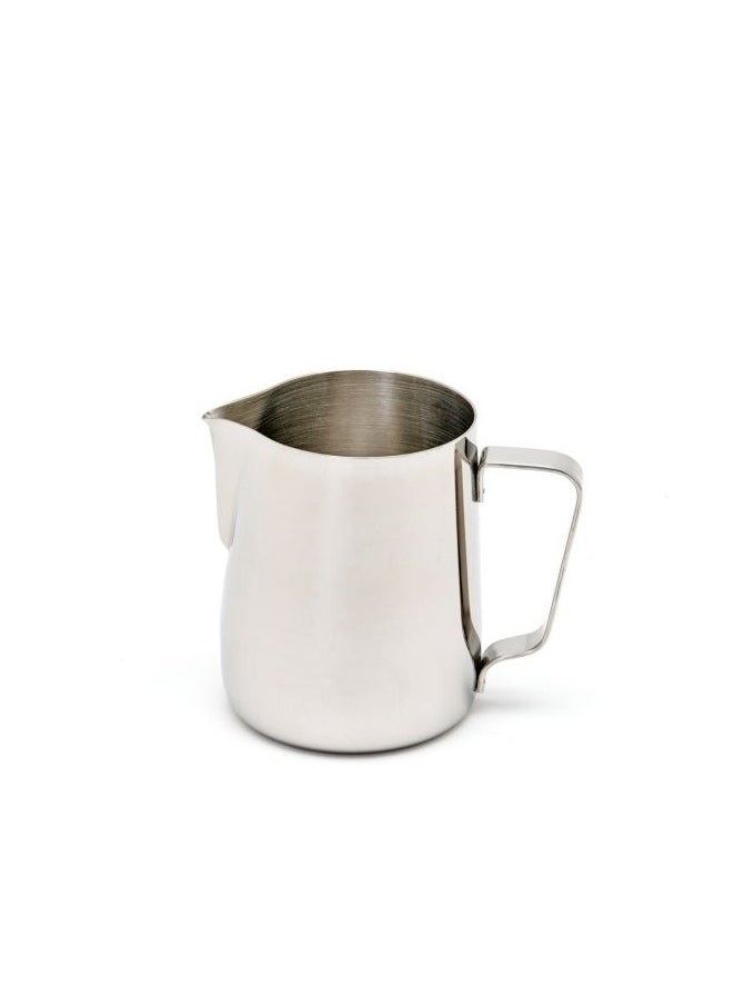 Classic Milk Pitcher, Perfect Latte Art Spout, Made of Stainless Steel, 12oz (360ml) - Steel