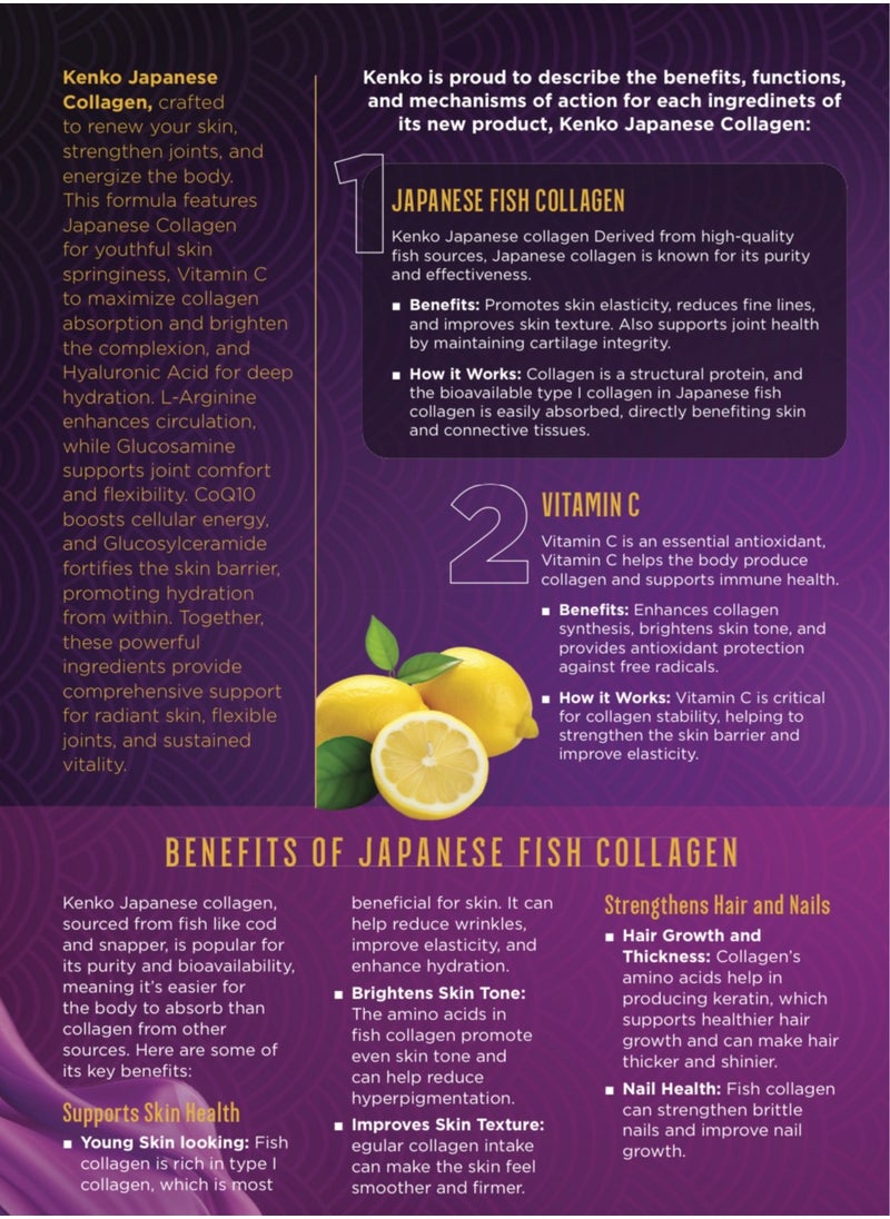 KENKO JAPANESE COLLAGEN with Hyaluronic Acid