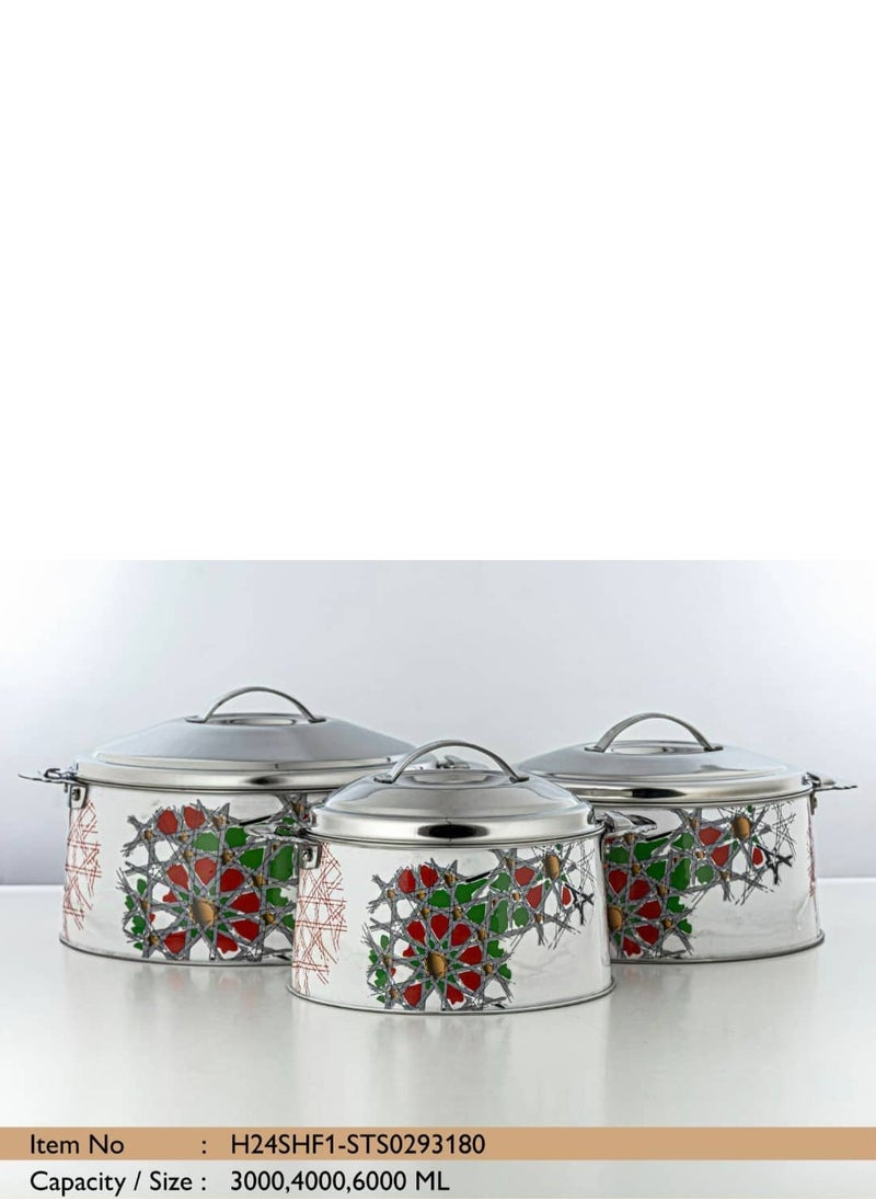 3Pieces Fonon Collection Stainless Steel Hot Pot