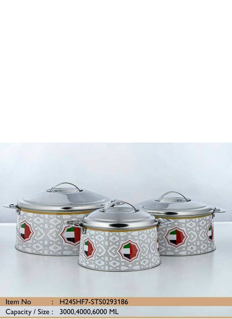 3Pieces Fonon Collection Stainless Steel Hot Pot