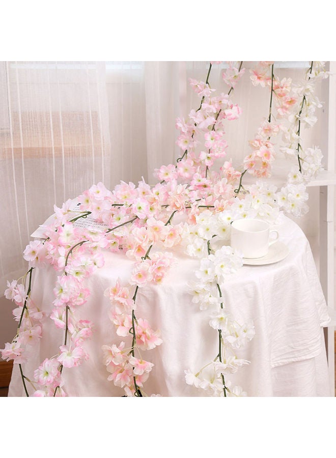 Artificial Vine Hanging Pedant For Wedding Arch Wall Home Pink