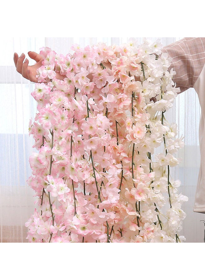 Artificial Vine Hanging Pedant For Wedding Arch Wall Home Pink