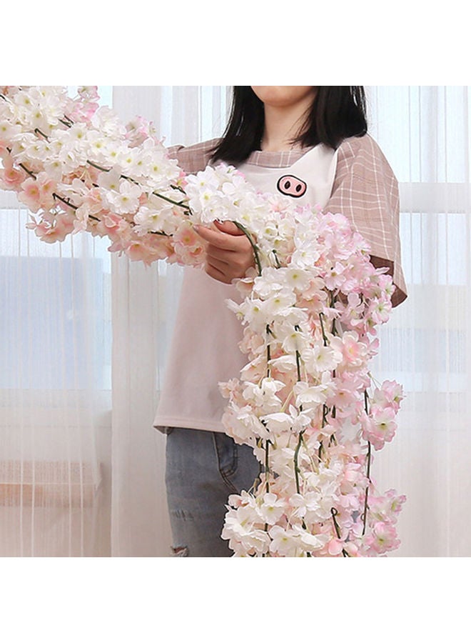 Artificial Vine Hanging Pedant For Wedding Arch Wall Home Pink