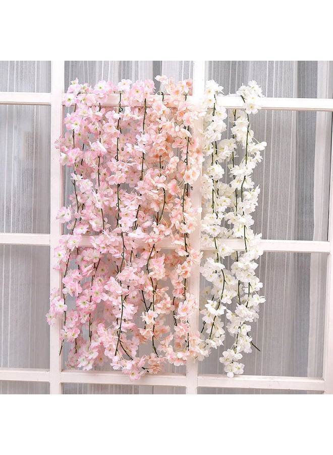 Artificial Vine Hanging Pedant For Wedding Arch Wall Home Pink