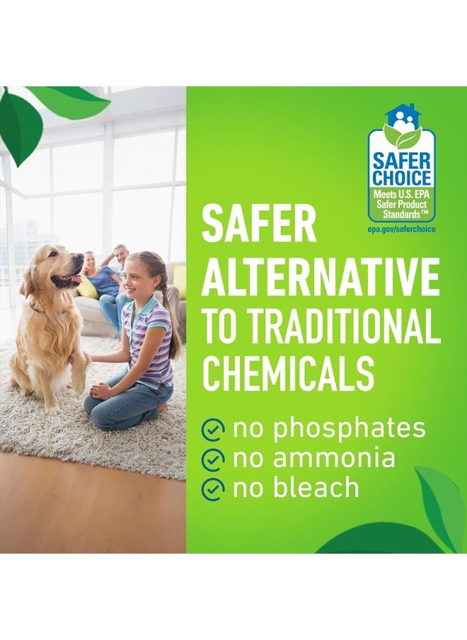 Mold & Mildew Clear, Bleach-Free Stain Remover Spray Works on Fabric, Wood, Fiberglass, Concrete, Brick, Glass, and More - EPA Safer Choice, 32 Fl Oz (Pack of 2)