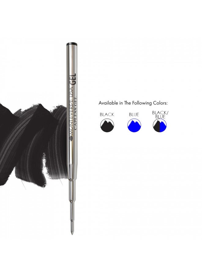 Monteverde Metal Gel Refill, Black (M442BK)