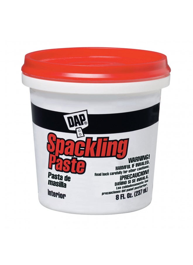 DAP 10200 Spackling Paste, 1/2 Pint, White, 8 Fl Oz