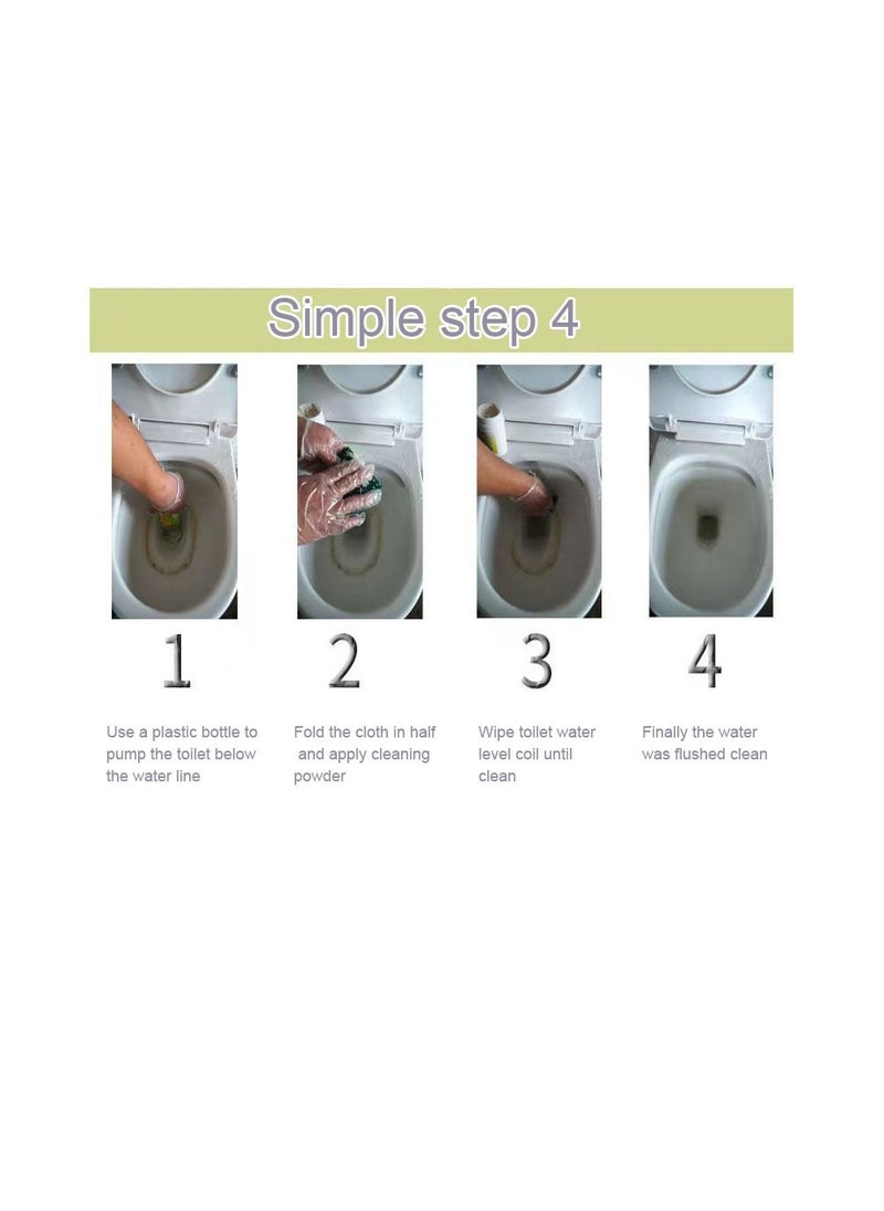 1-Bottle Toilet Water Level Strong Cleaner,Household Toilet Tile Watermark Yellow Print Water Stain Cleaning Decontamination Product