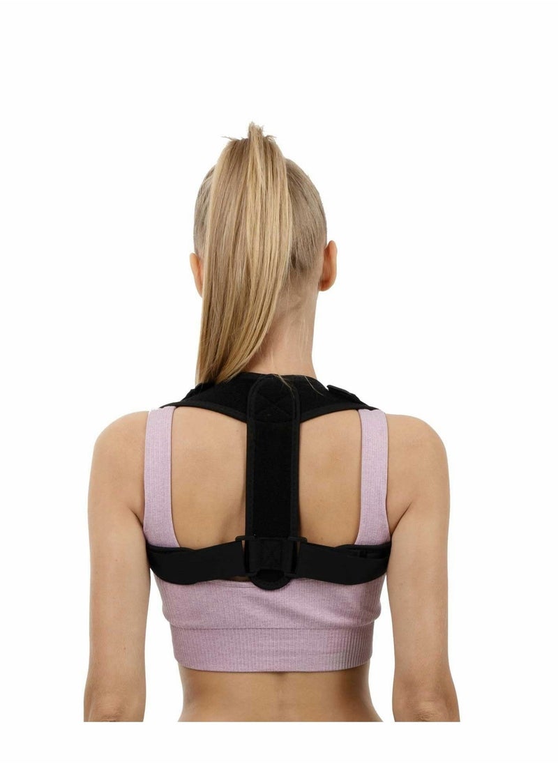 Posture Corrector for Women and Men, Adjustable Upper Back Brace, Breathable Support Straightener, Providing Pain Relief from Lumbar, Neck, Shoulder, Clavicle, Back(universal Size)