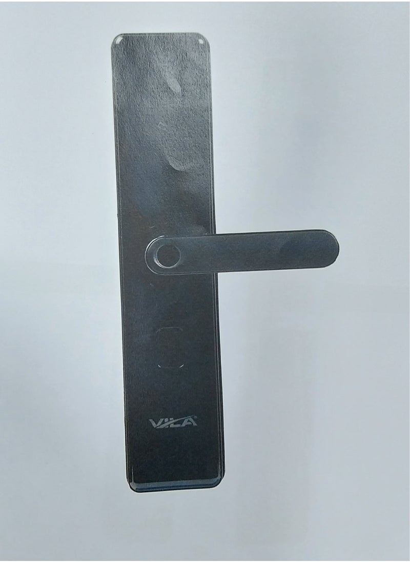 Smart door lock in black color