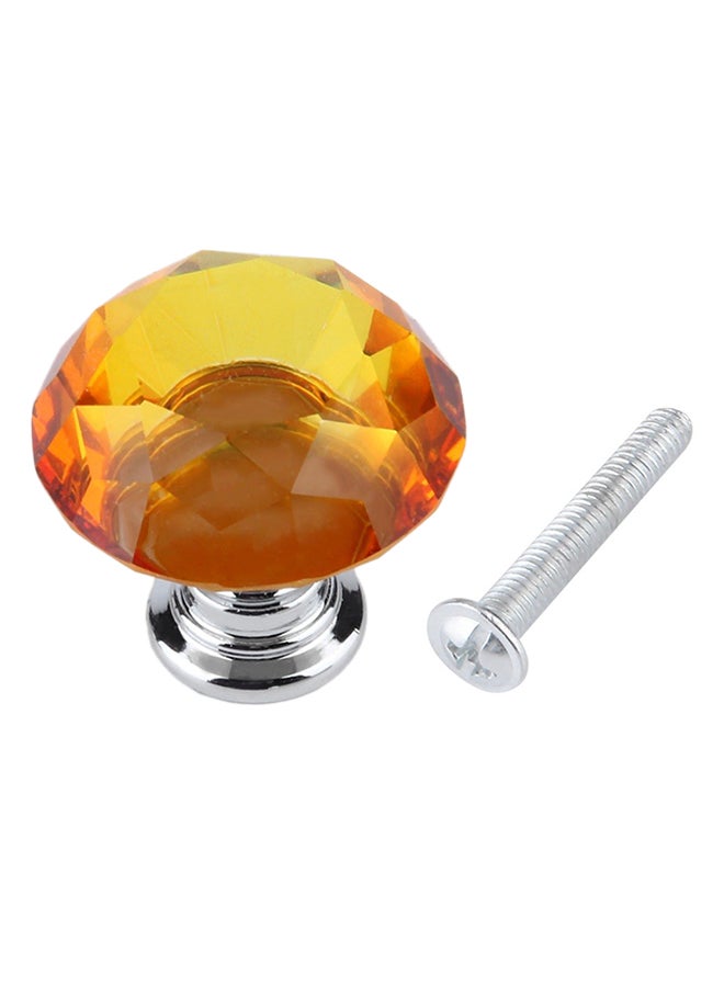 Crystal Cabinet Knob Brown